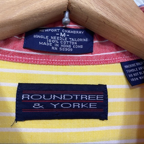 Vintage 90s Single Stitch Colorful Striped Shirt - Picture 4 of 9